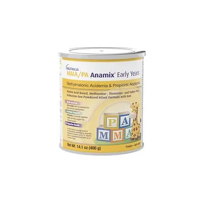 Nutricia North America - 151623 Infant Formula MMA/PA Anamix® Early Years Unflavored 14.1 oz. Can Powder Amino Acid / Iron Methylmalonic Acidemia and Propionic Acidemia