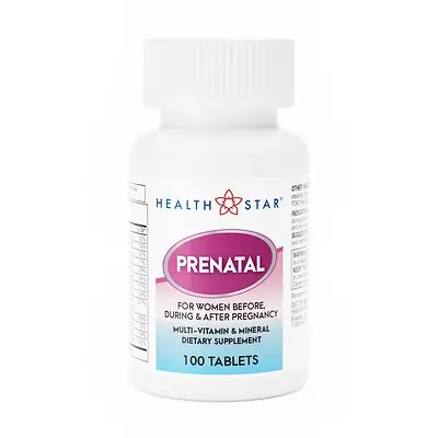 Geri-Care - 575-01-HST Health*Star® Prenatal Vitamin Supplement