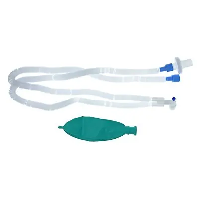 Sun Med - B1513XXX Anesthesia Breathing Circuit Vital Signs® Corrugated Tube 108 Inch Tube Dual Limb Pediatric 1 Liter Bag Single Patient Use