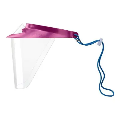 Op-D-Op - 206PV-BR Face Shield Kit Polysoft One Size Fits Most Full Length Anti-fog Reusable NonSterile