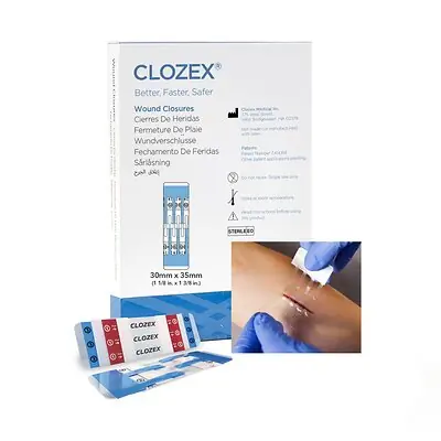 Clozex Medical Inc - CL1030S Skin Closure Device Clozex® 1-1/8 X 1-3/8 Inch Polyurethane