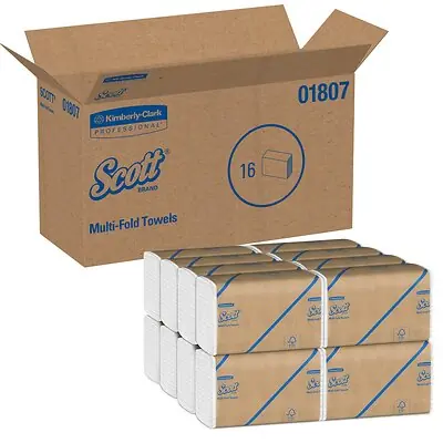 Kimberly Clark - 01807 Scott® 100% Recycled Fiber Multifold Towels