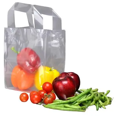 Elkay Plastics - TO6484 Open Ended Handle Bag Fast Take® 4-3/4 X 6-3/4 X 8-1/2 Inch 3 mil