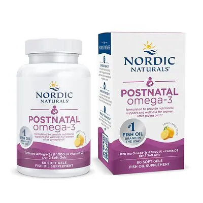 Nordic Naturals Inc - 1758 Nordic Naturals® Postnatal Omega-3 DHA / EPA Dietary Supplement