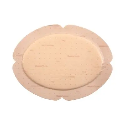 Molnlycke - 583400 Foam Dressing Mepilex® Border Flex 6 X 7-1/2 Inch With Border Film Backing Silicone Adhesive Oval Sterile