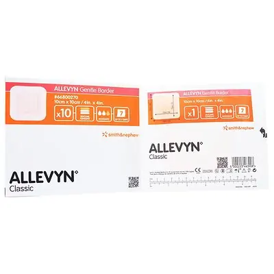 Smith & Nephew - 66800270 Allevyn Gentle Border Foam Dressing