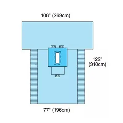 Cardinal - 29138 Abdominal Drape Pack Cardinal Health™