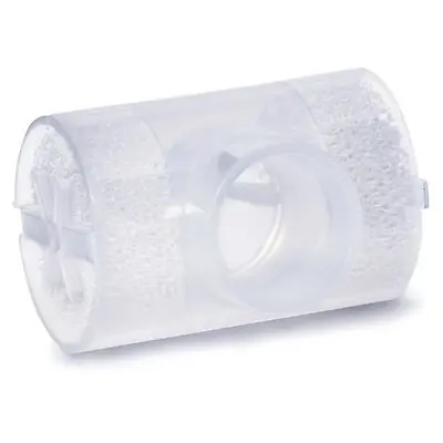 McKesson Brand - 16-HME001 Heat and Moisture Exchanger-Trach McKesson ≤25 mg H₂O/L @ VT 1000 mL 1.0 cm H₂O @ 30 LPM T-Style