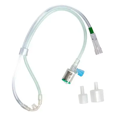 Sun Med - 0882 Heated Humidification Nasal Cannula Pressure Safe™ Neonatal Curved Prongs Without Tubing HFNC