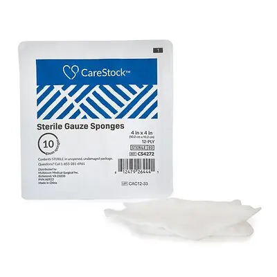 CareStock - CS4272 CareStock™ Sterile Gauze Sponge
