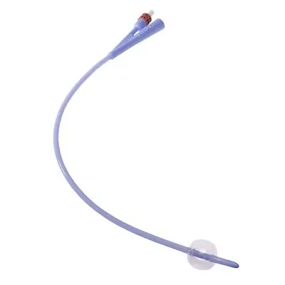 Cardinal - 40518L Foley Catheter Dover™ 2-Way Council Tip 5 cc Balloon 18 Fr. Silicone