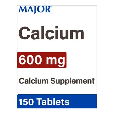 Major Pharmaceuticals - 20555000500 Major® 600-mg Calcium Carbonate Supplement
