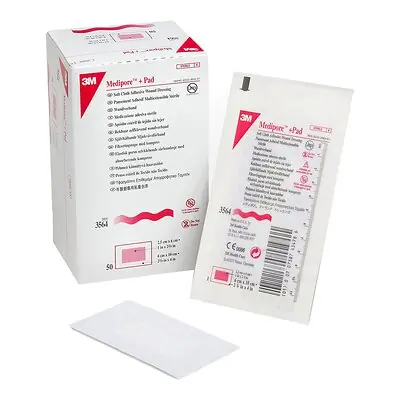 Solventum Corporation - 3564 3M™ Medipore +Pad Soft Cloth Dressings